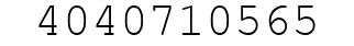 Number 4040710565.