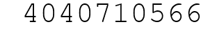 Number 4040710566.
