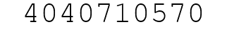 Number 4040710570.