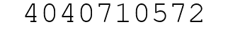 Number 4040710572.