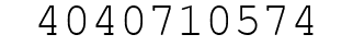 Number 4040710574.