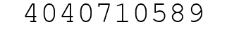 Number 4040710589.