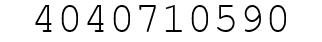 Number 4040710590.