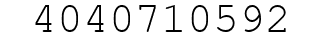 Number 4040710592.