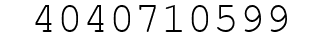 Number 4040710599.