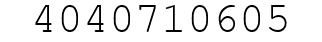 Number 4040710605.