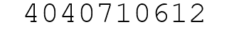 Number 4040710612.