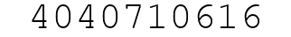 Number 4040710616.
