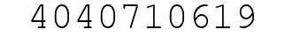 Number 4040710619.