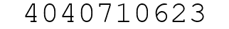 Number 4040710623.