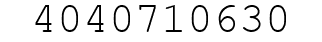 Number 4040710630.