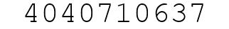 Number 4040710637.