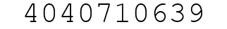 Number 4040710639.