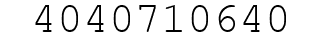 Number 4040710640.