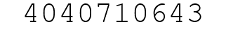 Number 4040710643.
