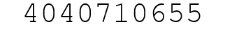 Number 4040710655.