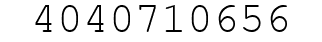 Number 4040710656.