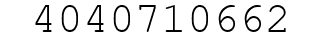 Number 4040710662.