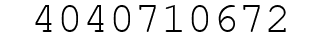 Number 4040710672.