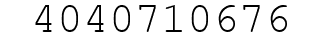 Number 4040710676.
