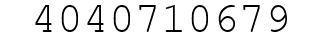 Number 4040710679.
