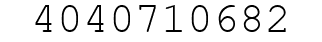 Number 4040710682.