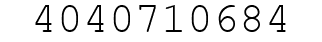 Number 4040710684.