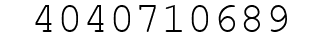 Number 4040710689.