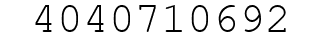 Number 4040710692.