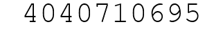 Number 4040710695.