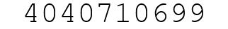 Number 4040710699.