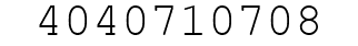 Number 4040710708.