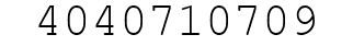 Number 4040710709.