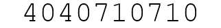 Number 4040710710.