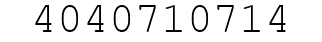 Number 4040710714.
