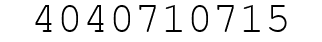 Number 4040710715.
