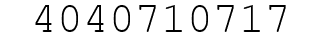 Number 4040710717.