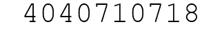 Number 4040710718.