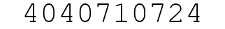 Number 4040710724.