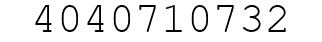 Number 4040710732.
