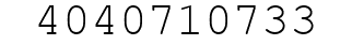 Number 4040710733.