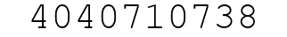 Number 4040710738.