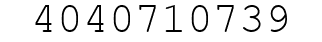 Number 4040710739.