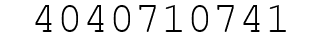 Number 4040710741.