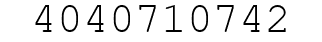 Number 4040710742.