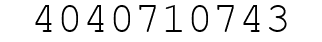 Number 4040710743.