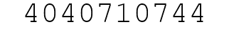 Number 4040710744.