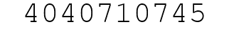 Number 4040710745.