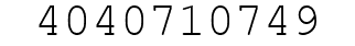 Number 4040710749.
