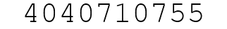 Number 4040710755.
